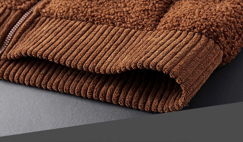 Miesten Takit Talven Lämmin Cashmere Fleece-takki