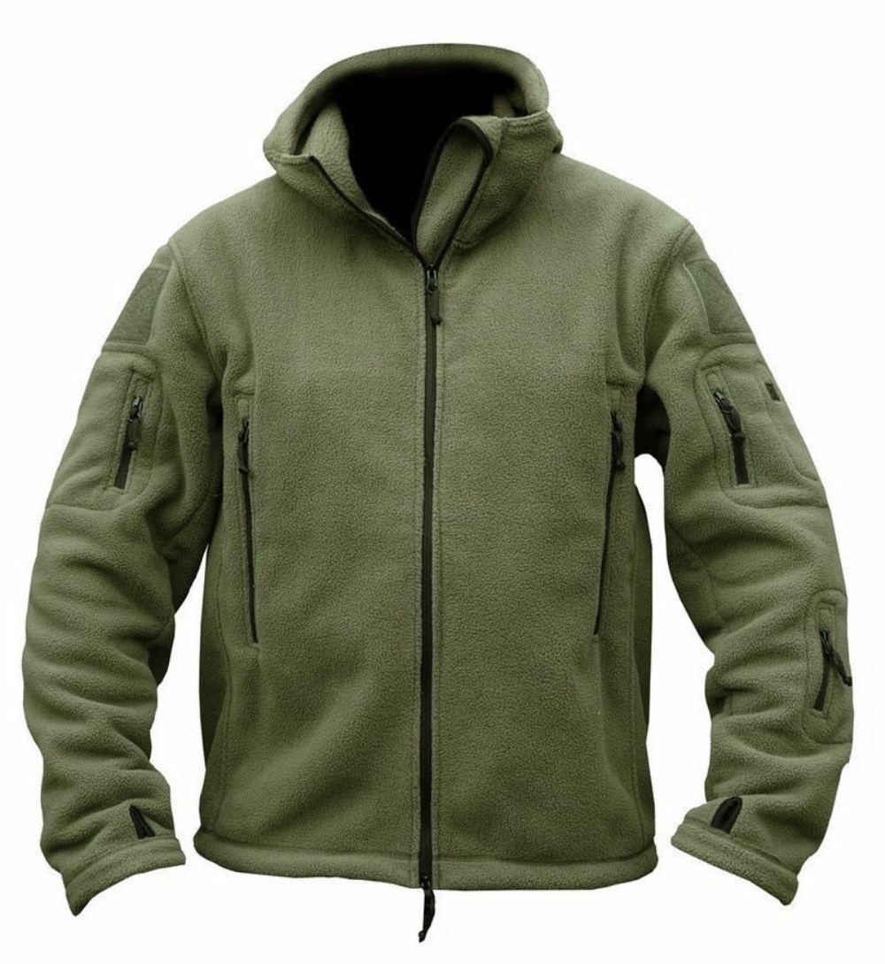 Miesten Takit Thermal Fleece Tactical Outdoor Sport Retkeilytakki