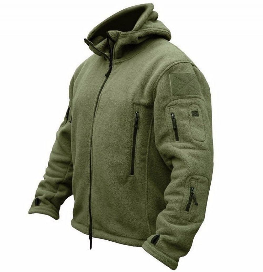 Miesten Takit Thermal Fleece Tactical Outdoor Sport Retkeilytakki