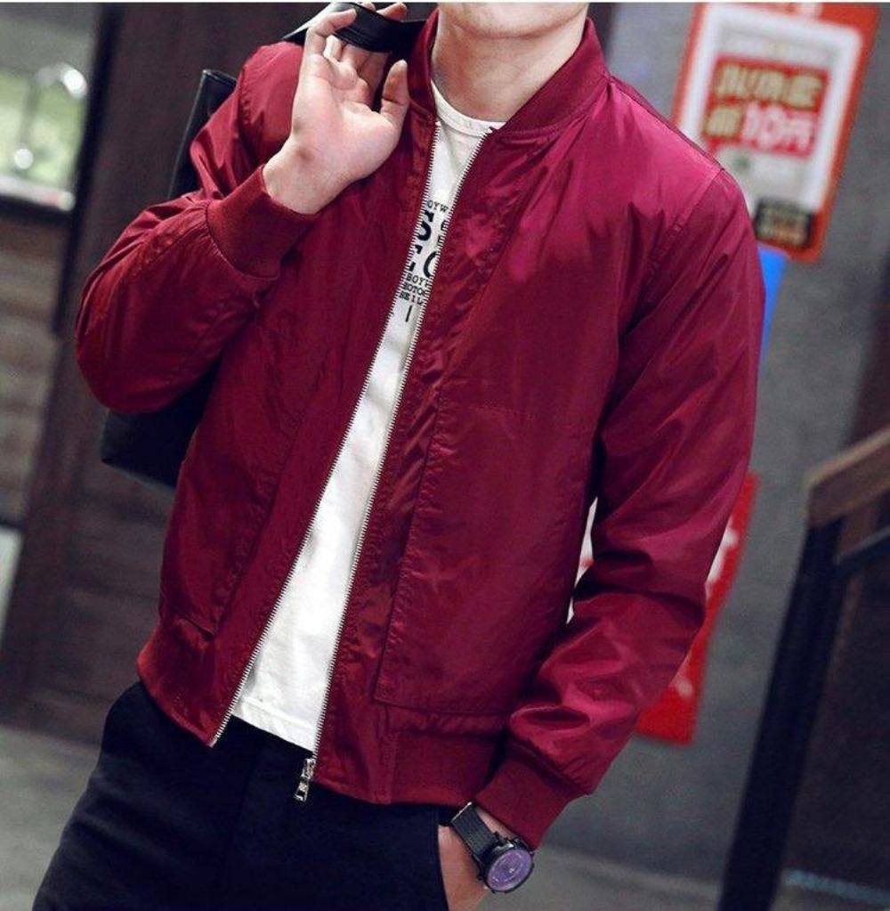 Takit Miesten Bomber Overcoat Windbreaker Takki