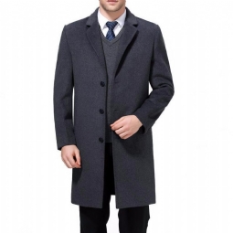 Takit Miesten Business-man Wool Blend Peallystakki