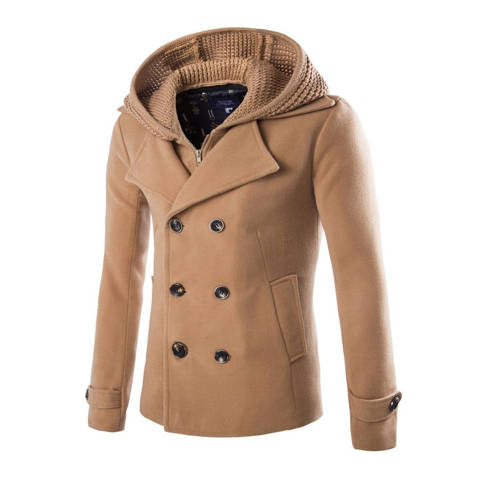 Takit Miesten Trench Outwear Solid Coat