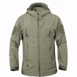 Takit Miesten Tuulenpitävä Tactical Softshell-takki