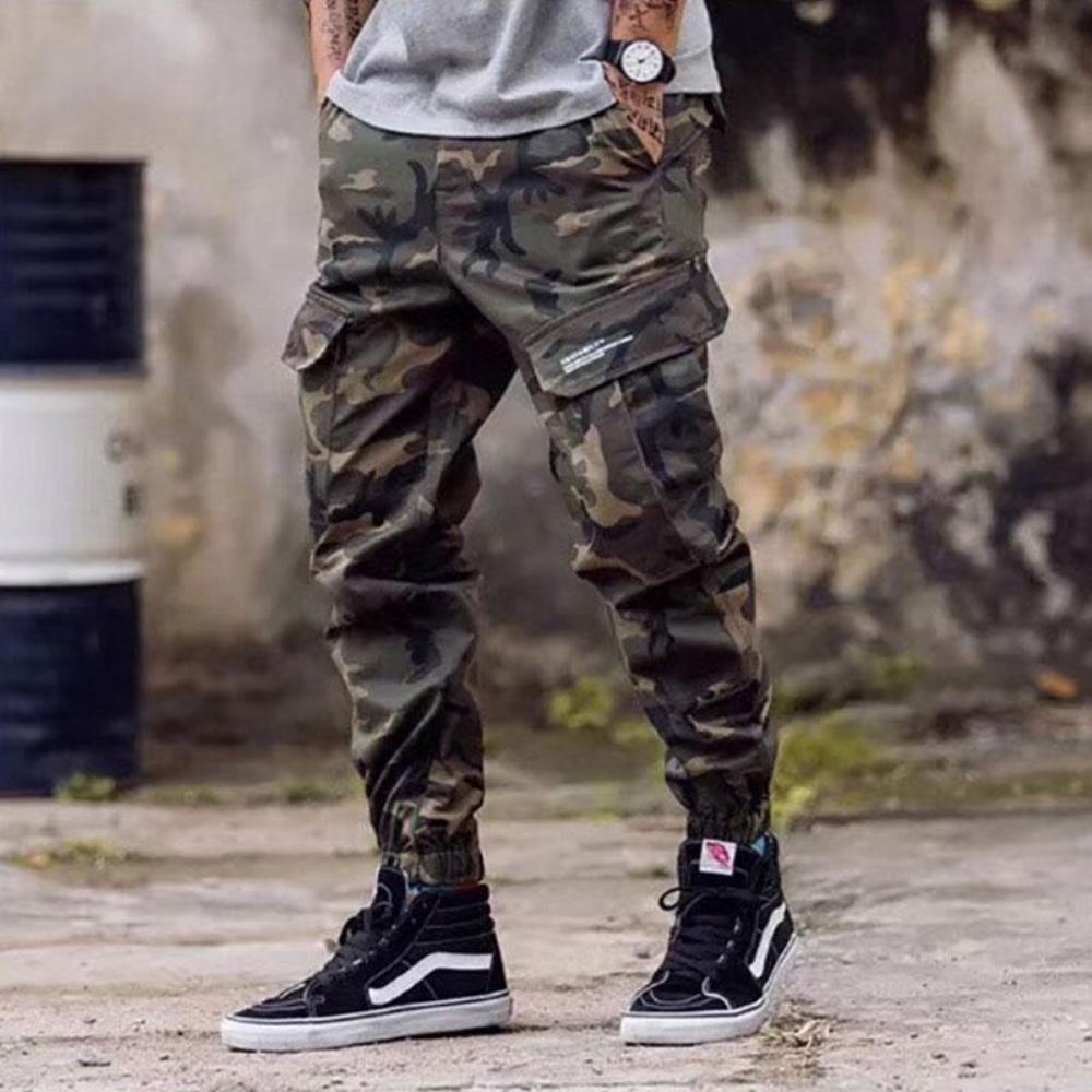 Amerikkalaiset Camouflage Jogger Housut