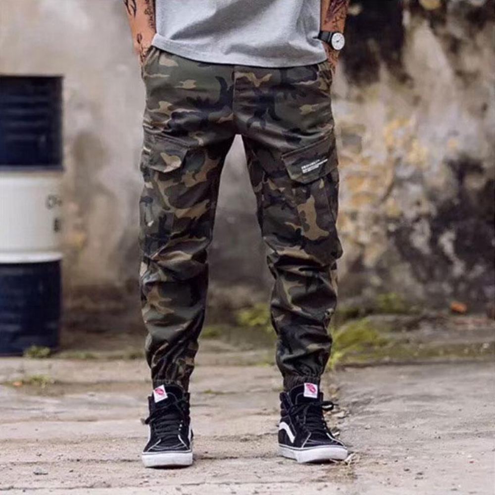 Amerikkalaiset Camouflage Jogger Housut