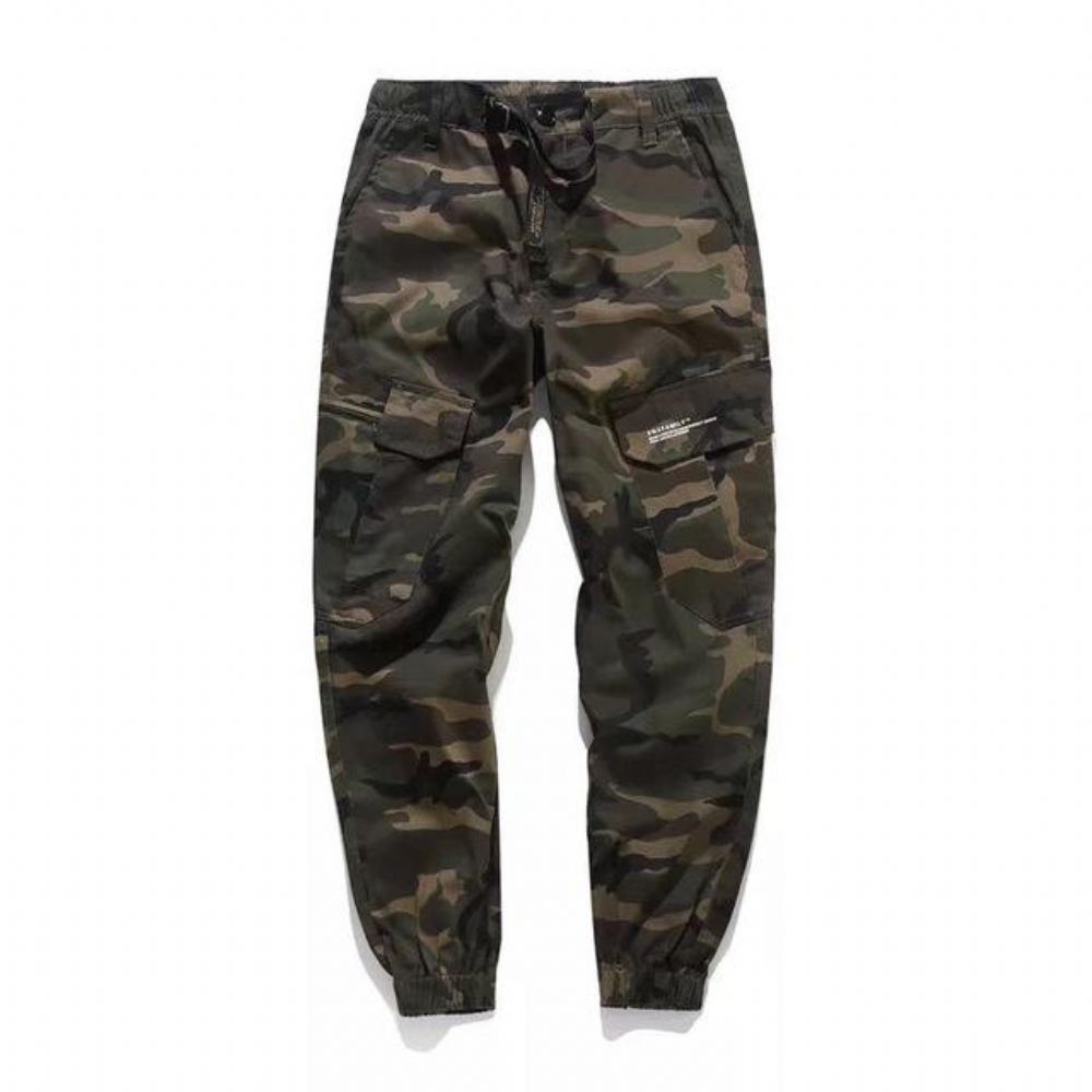 Amerikkalaiset Camouflage Jogger Housut