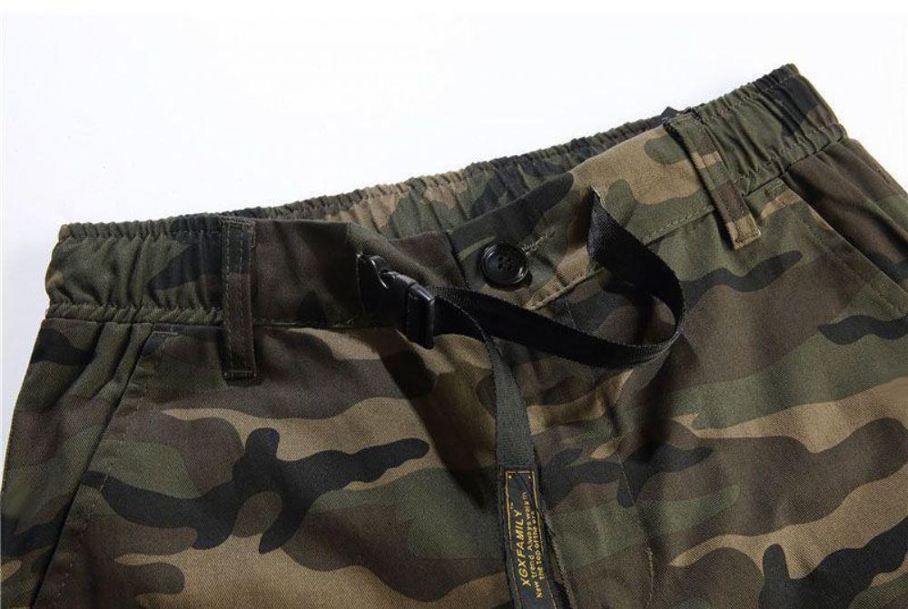 Amerikkalaiset Camouflage Jogger Housut