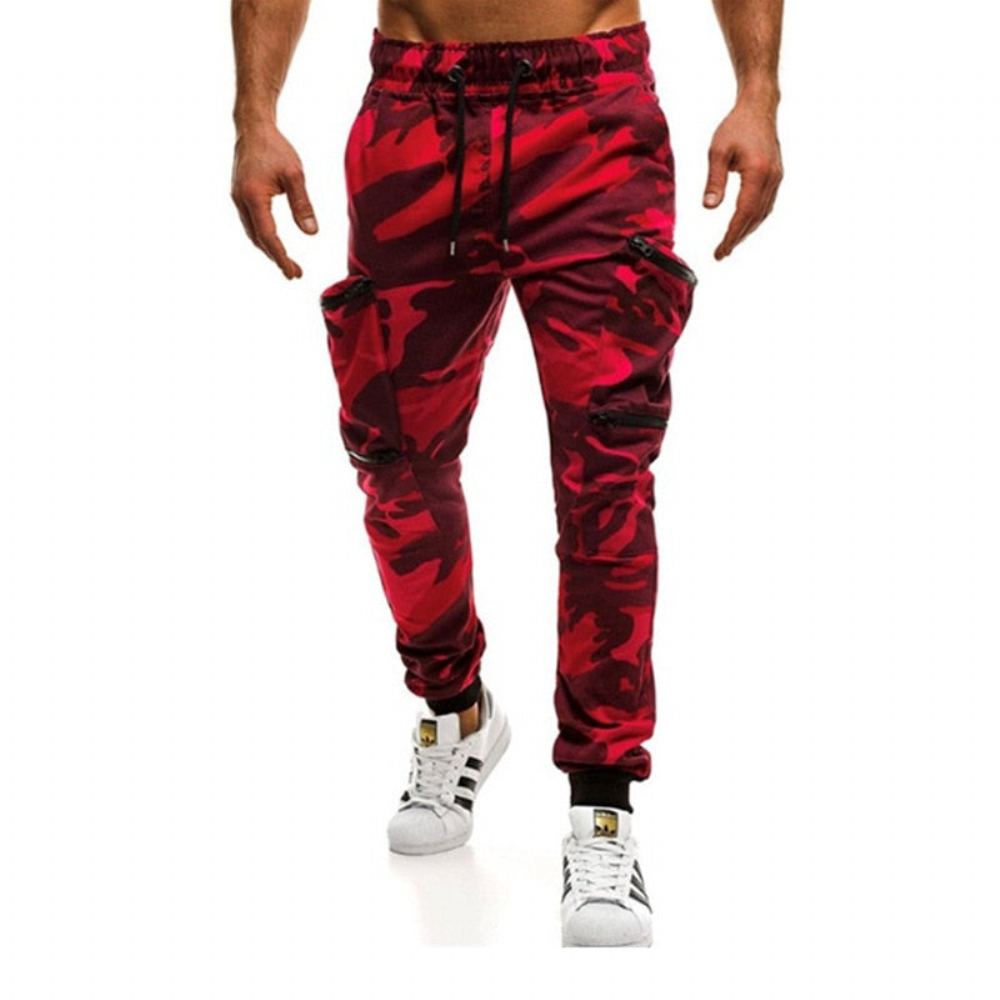 Housut Miesten Camo Cargo Joggers