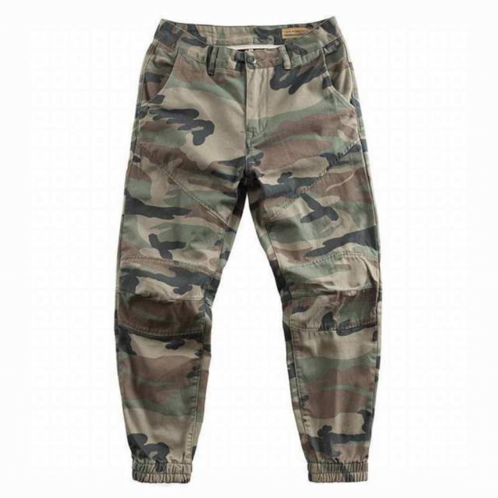 Miesten Housut Streetwear Jogger 100 % Puuvillaiset Naamiointihousut