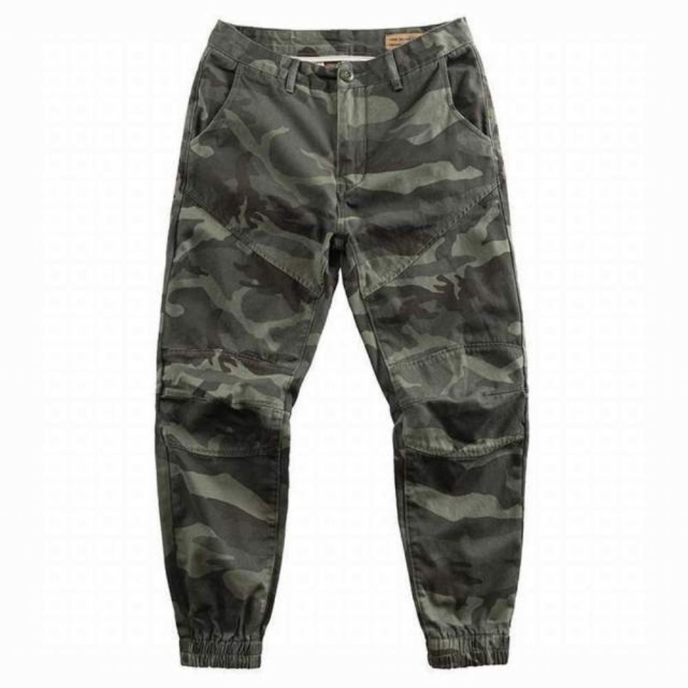 Miesten Housut Streetwear Jogger 100 % Puuvillaiset Naamiointihousut