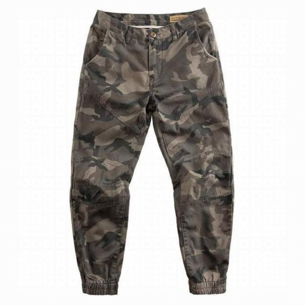 Miesten Housut Streetwear Jogger 100 % Puuvillaiset Naamiointihousut