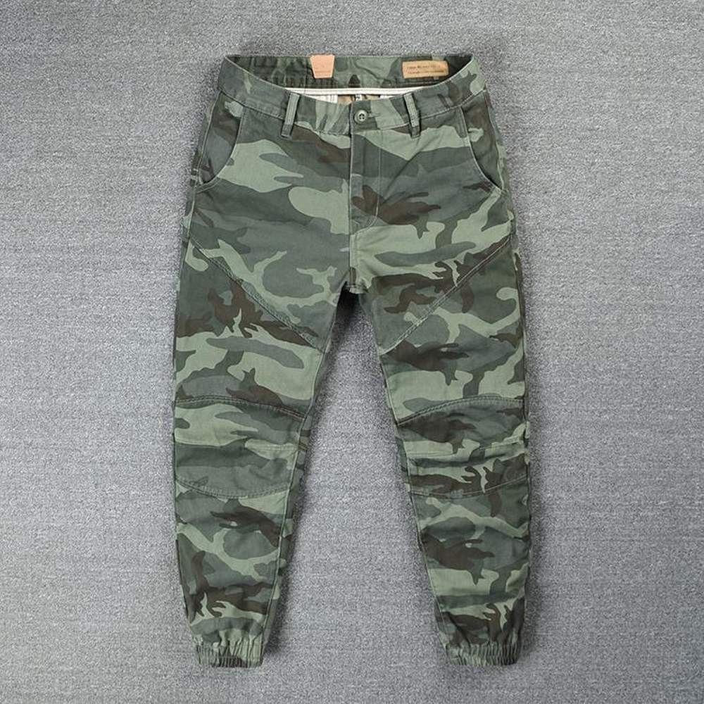 Miesten Housut Streetwear Jogger 100 % Puuvillaiset Naamiointihousut