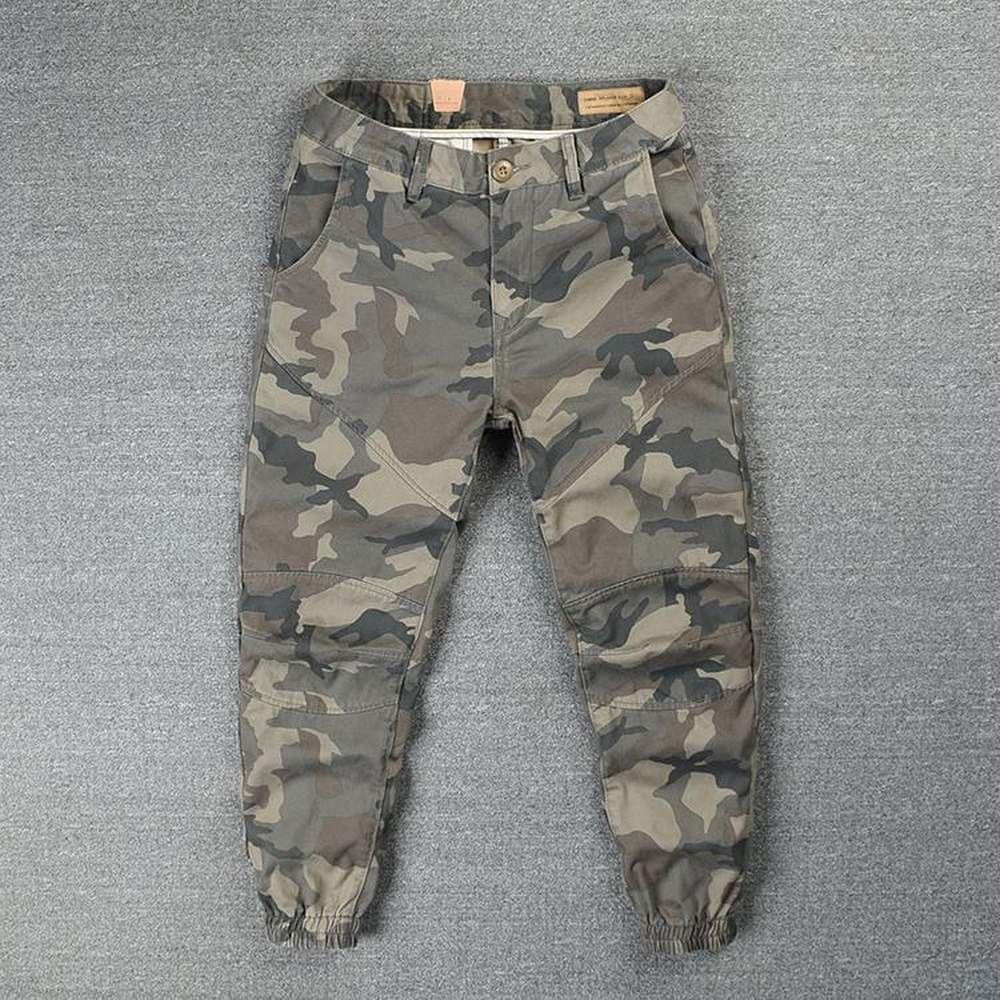 Miesten Housut Streetwear Jogger 100 % Puuvillaiset Naamiointihousut