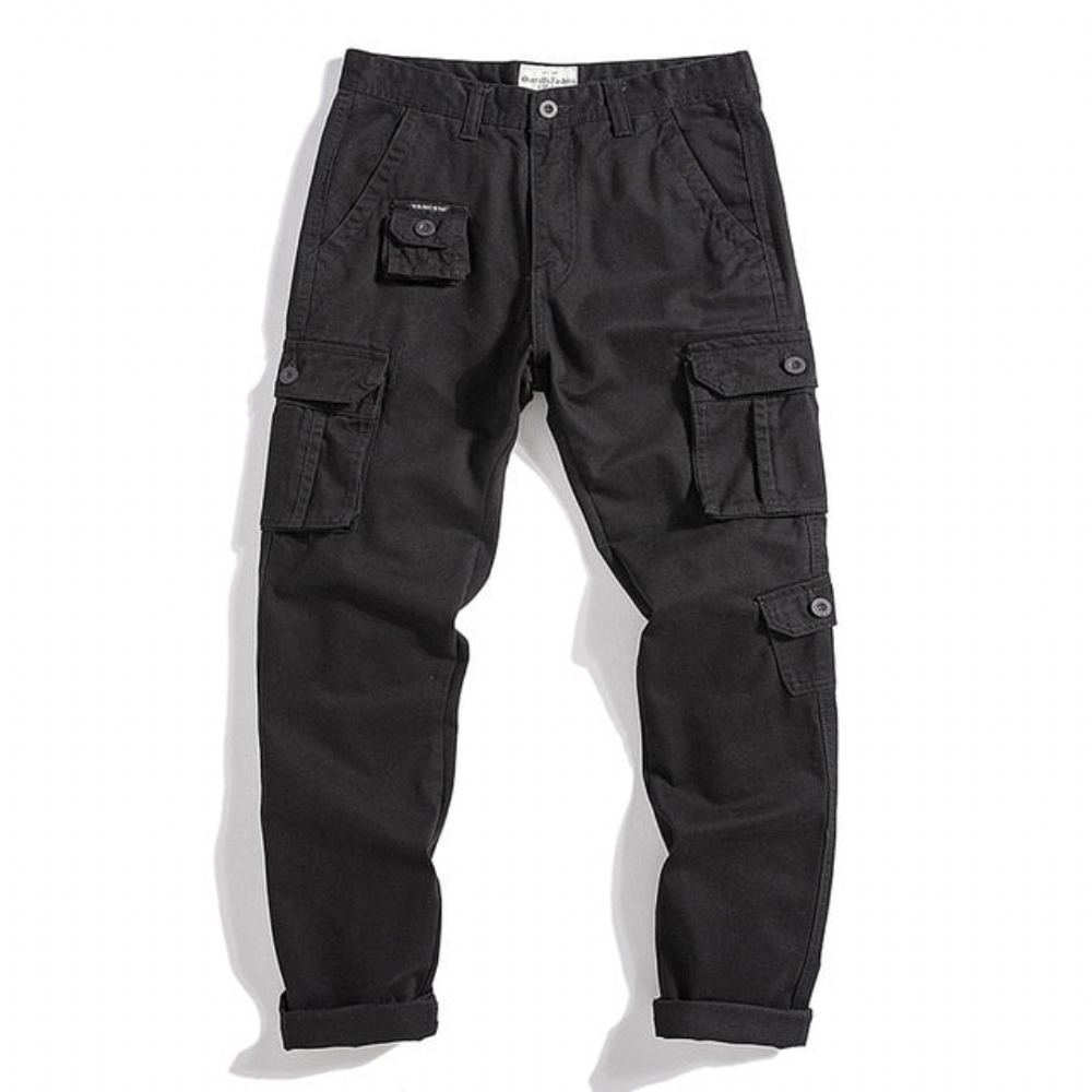 Miesten Housut Suunnittelija Cotton Camo Cargo Pants