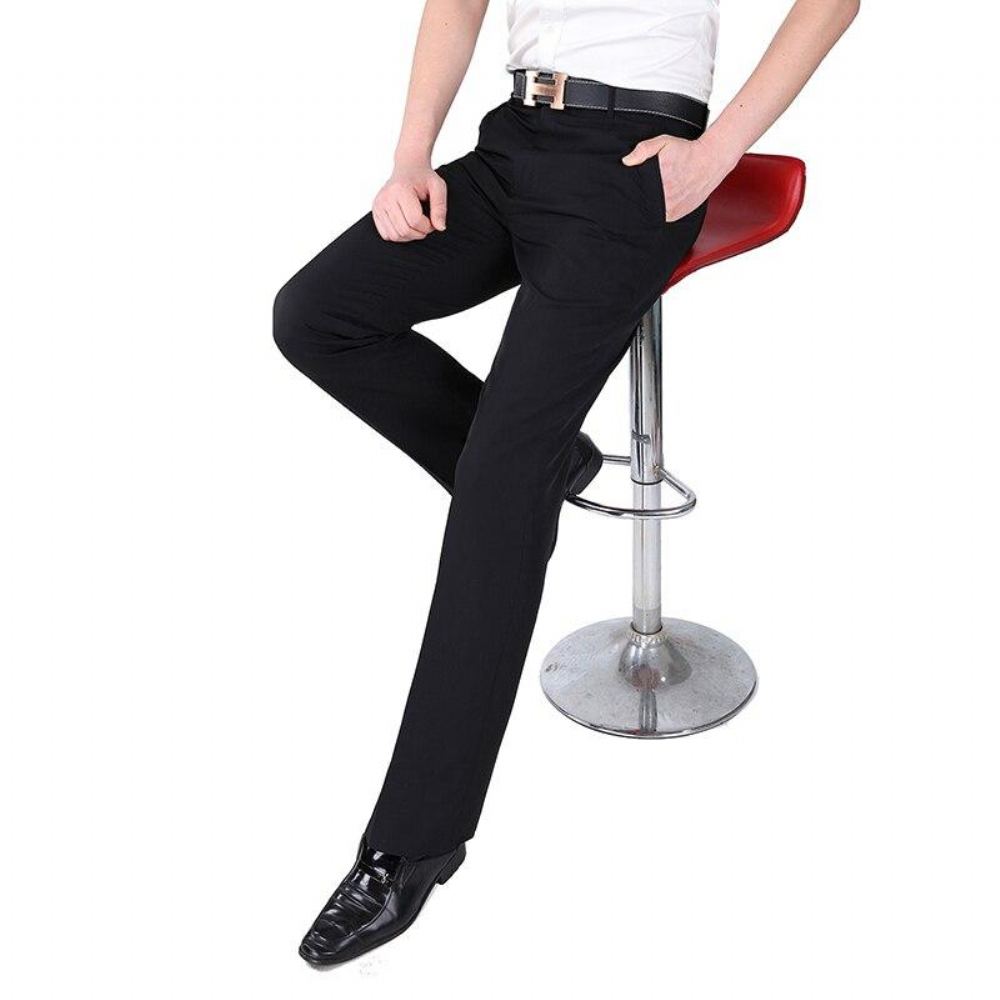 Miesten Silk Elegant Business Pants