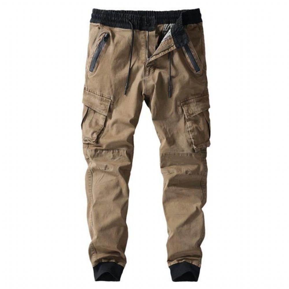 Trendikäs Bunch Casual Multi-pocket Housut