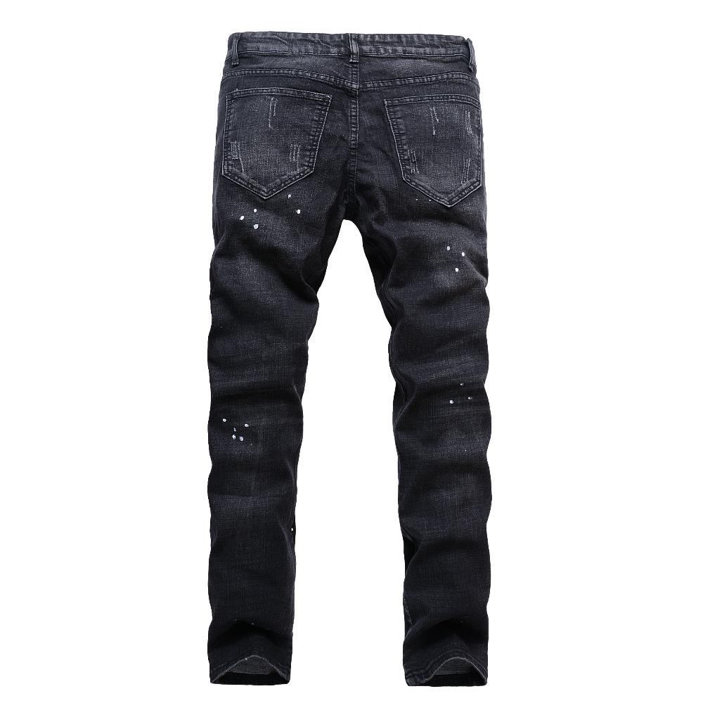 Denim Distressed Black Farkut