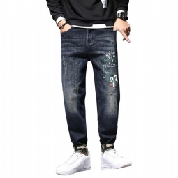 Streetwear Stretch Baggy Denim Farkut