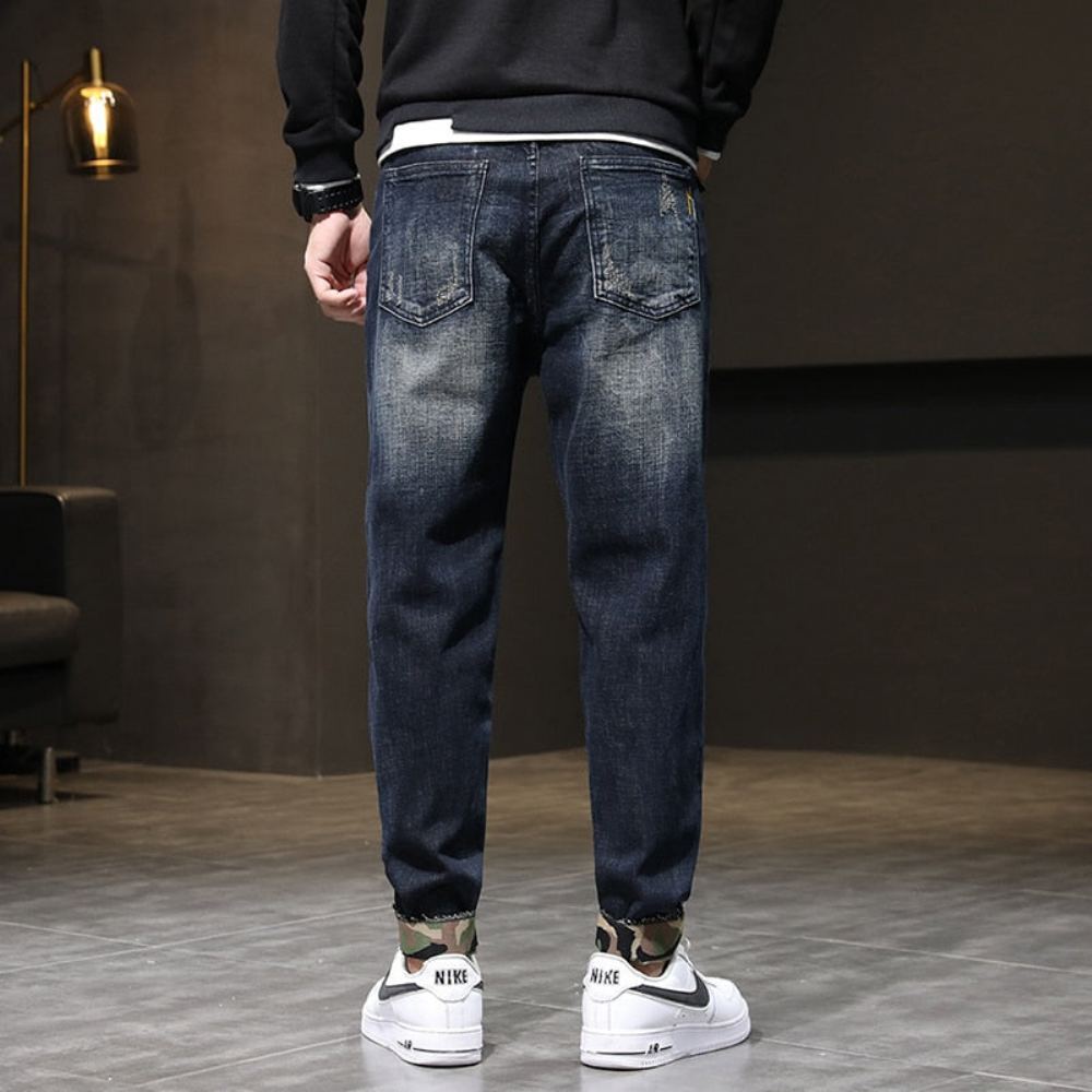 Streetwear Stretch Baggy Denim Farkut