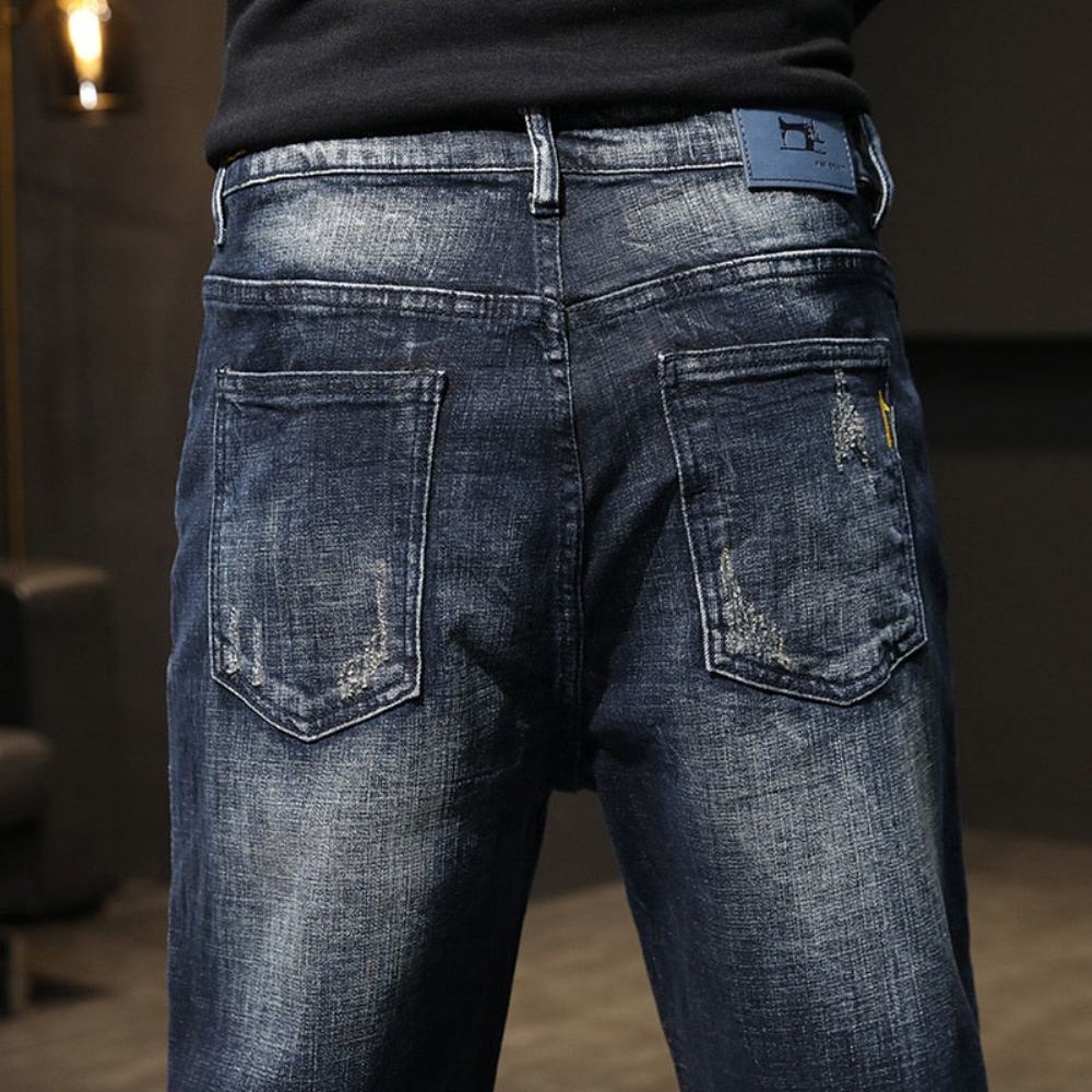 Streetwear Stretch Baggy Denim Farkut