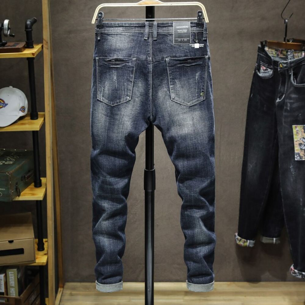 Syksyn Muoti Slim Denim Farkut