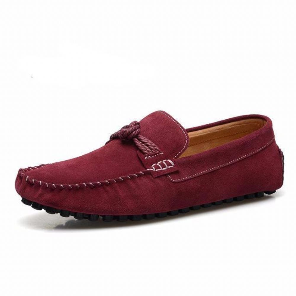 Vapaa-ajan Kengät Miesten Minimalistiset Soft Knot Loafer Tasaiset Kengät