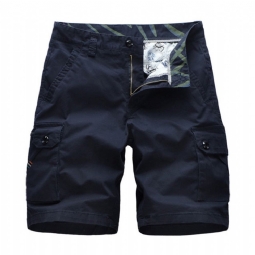 Cargo Multi Poket Solid Shortsit