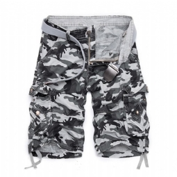 Cotton Camouflage Cargo Shortsit