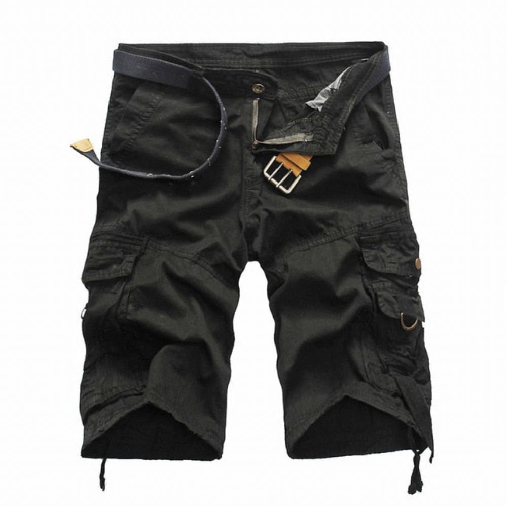 Miesten Mukavat Camo Cargo Shortsit