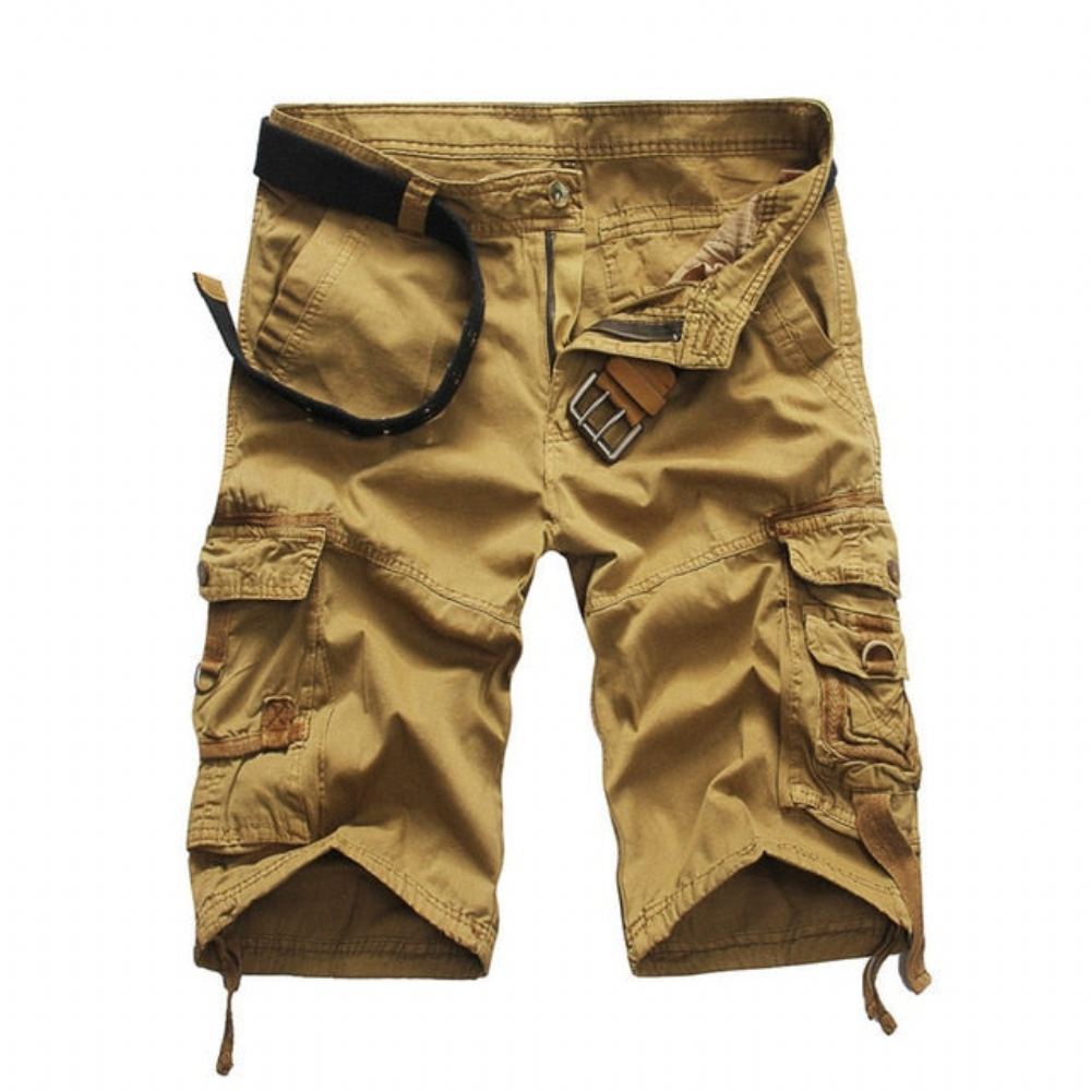 Miesten Mukavat Camo Cargo Shortsit