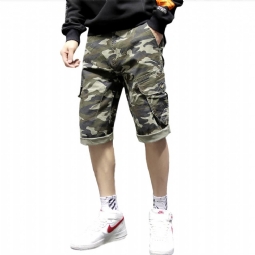 Shortsit Miesten Cargo Camo Bermudas