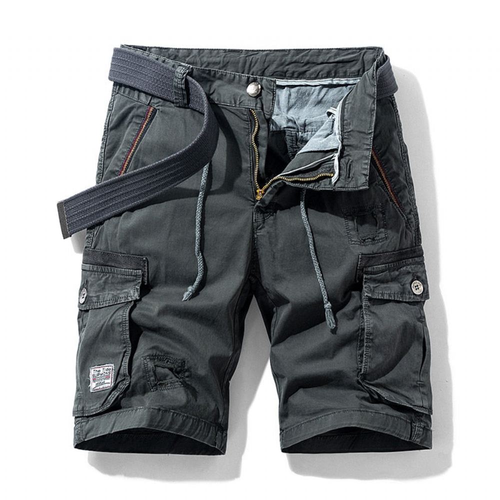 Shortsit Miesten Casual Cargo Multi-pocket Military Short Shortsi