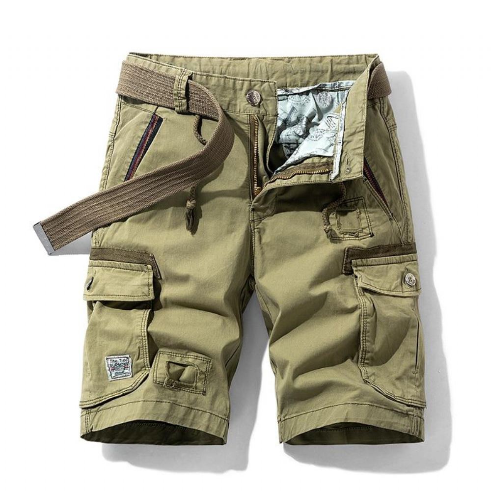 Shortsit Miesten Polvipituinen Multi-pocket Tactical Cargo Short