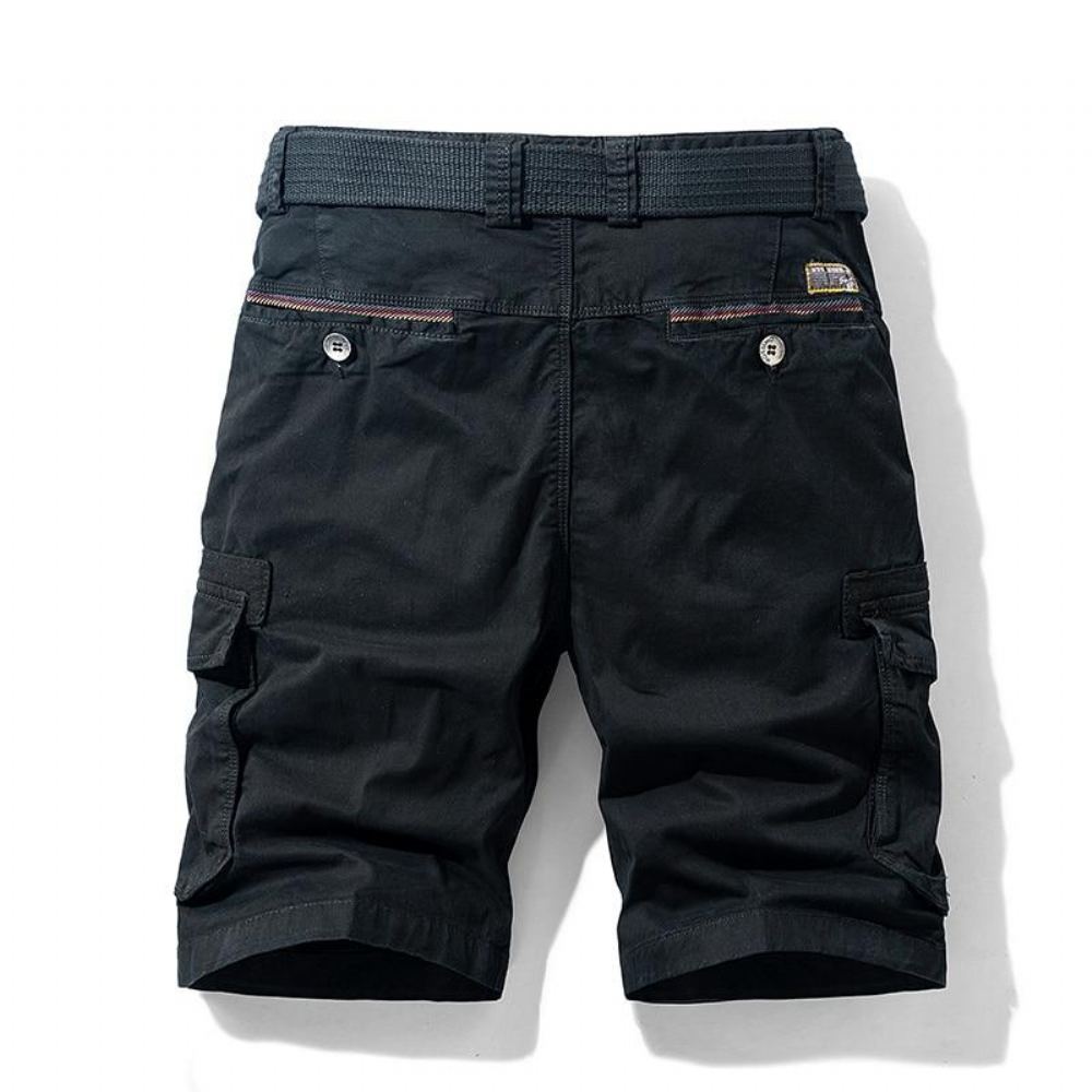 Shortsit Miesten Polvipituinen Multi-pocket Tactical Cargo Short