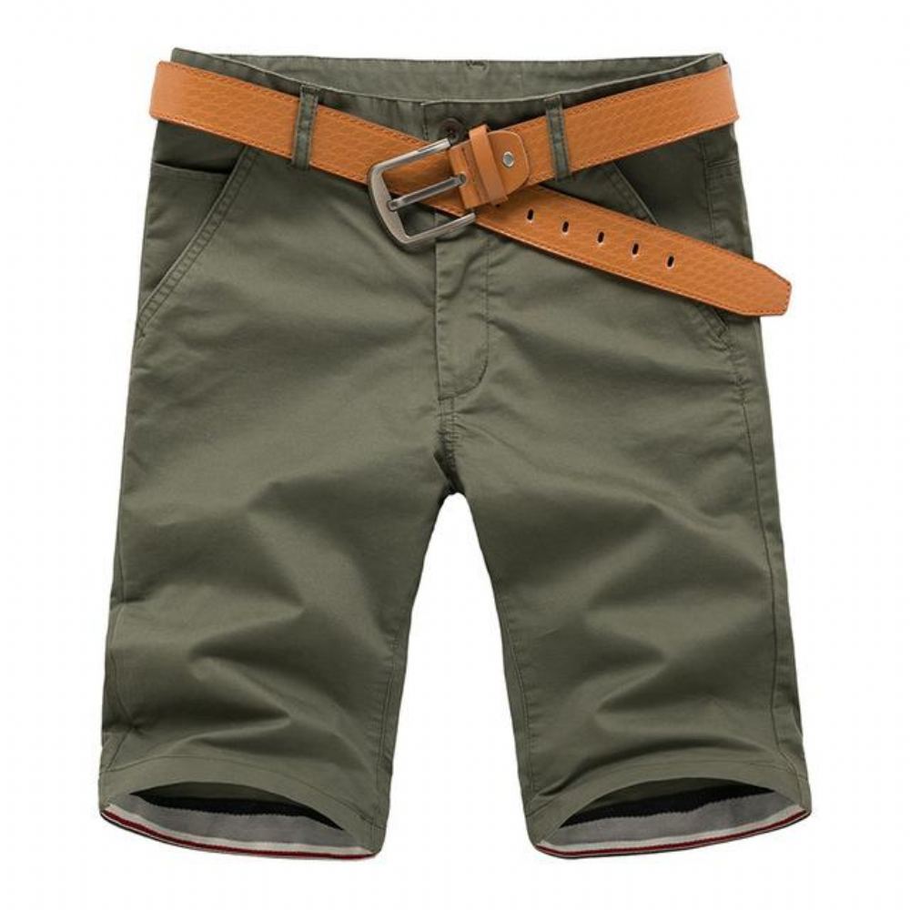 Shortsit Miesten Puuvillainen Bermuda Cargo Short