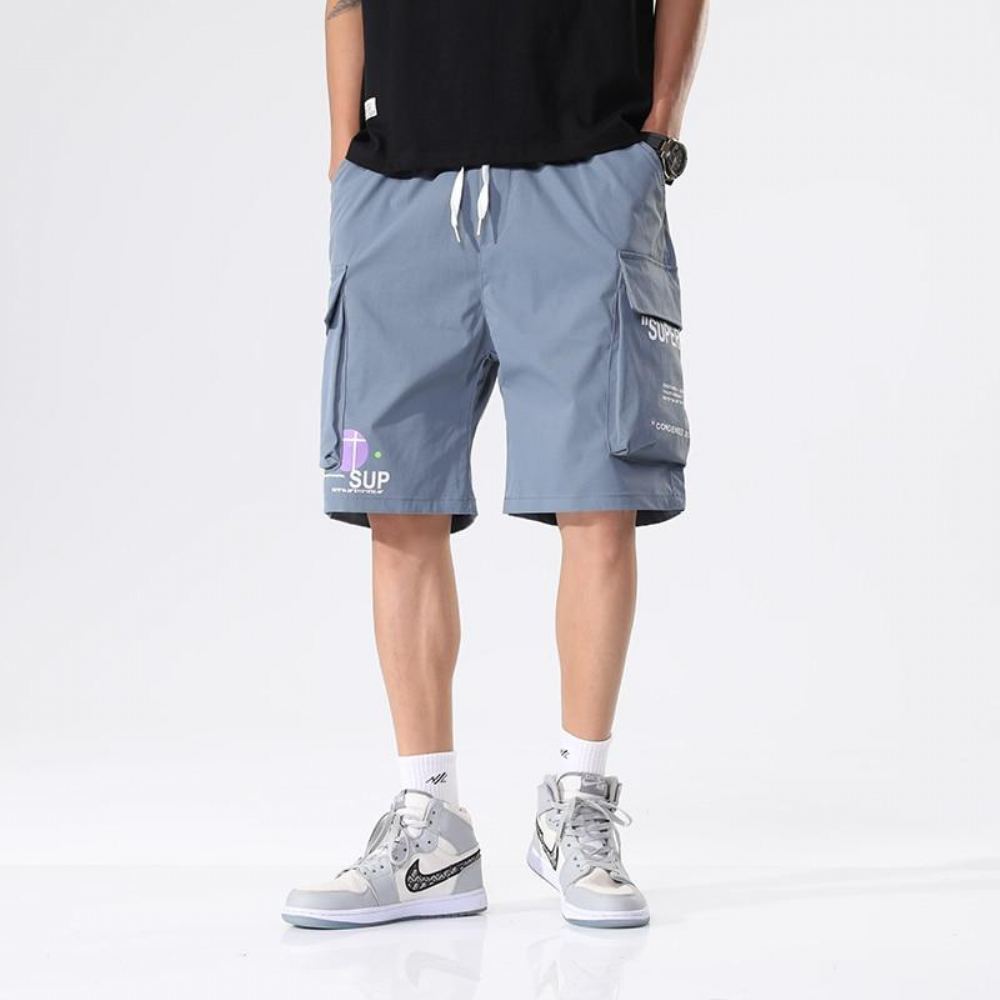 Shortsit Miesten Streetwear Baggy Breathable Beach Short