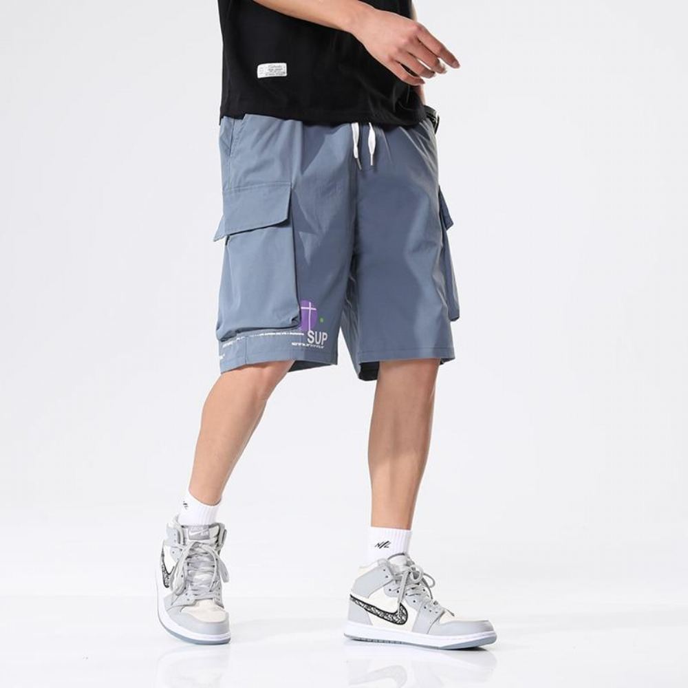 Shortsit Miesten Streetwear Baggy Breathable Beach Short