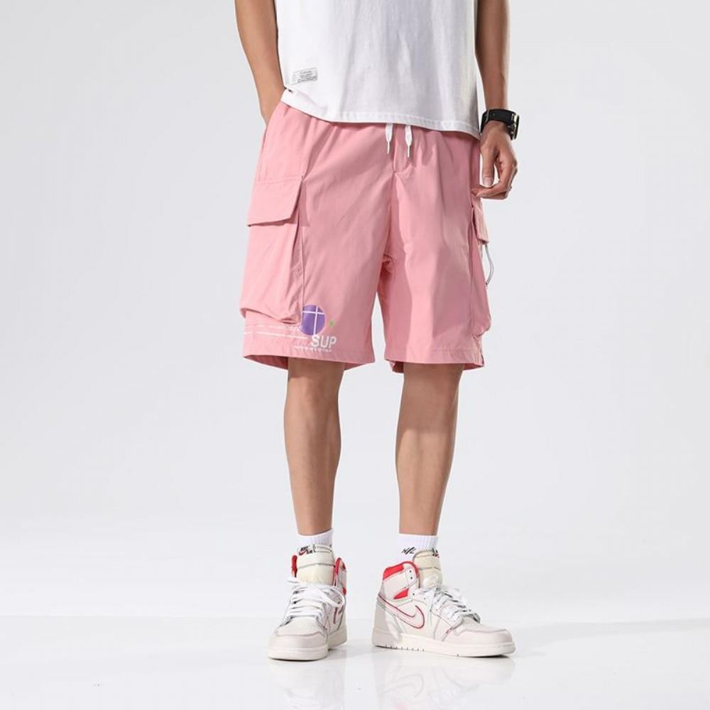 Shortsit Miesten Streetwear Baggy Breathable Beach Short