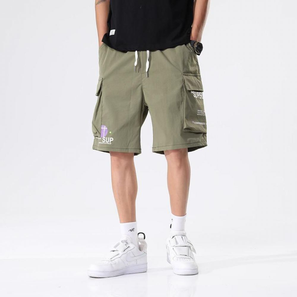 Shortsit Miesten Streetwear Baggy Breathable Beach Short