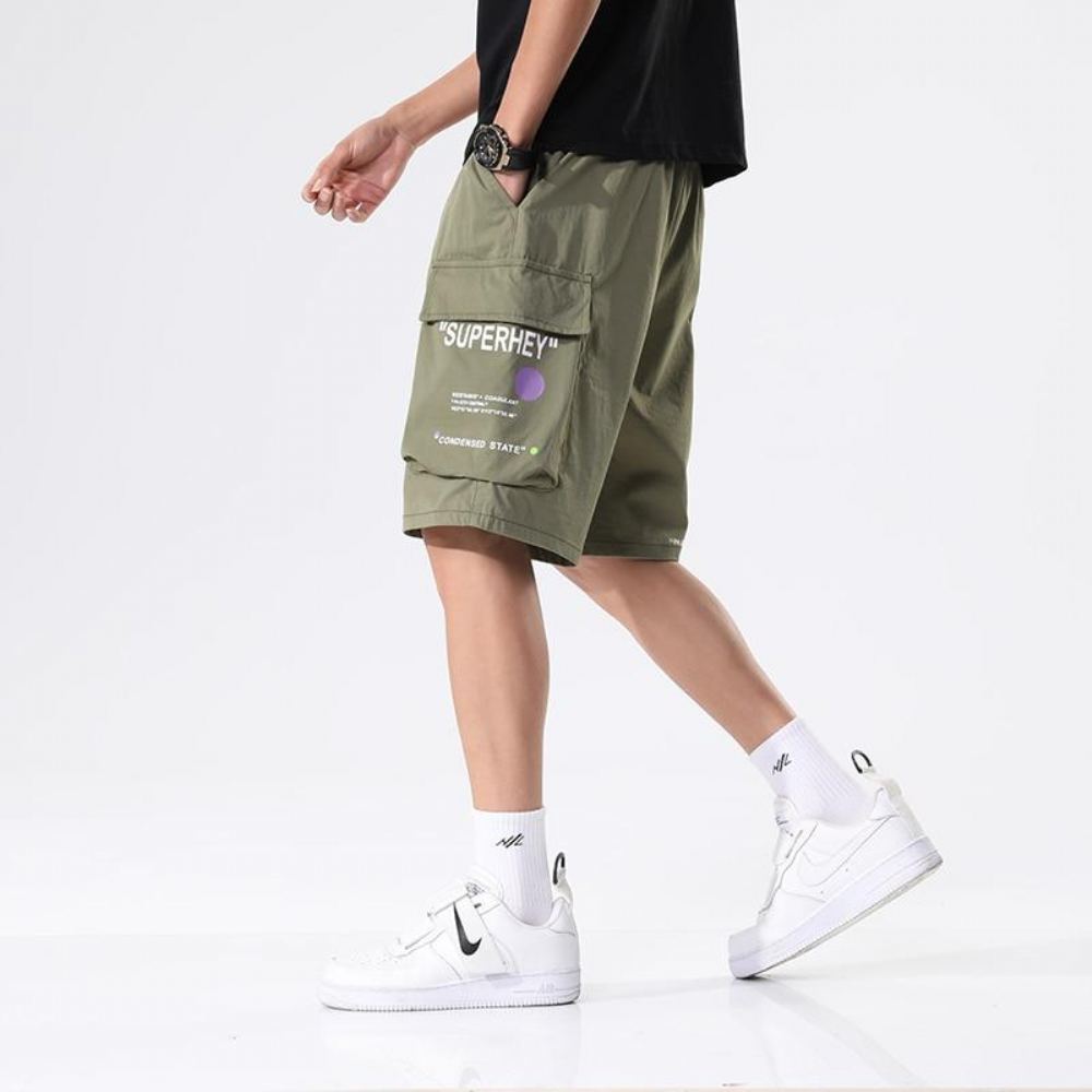 Shortsit Miesten Streetwear Baggy Breathable Beach Short